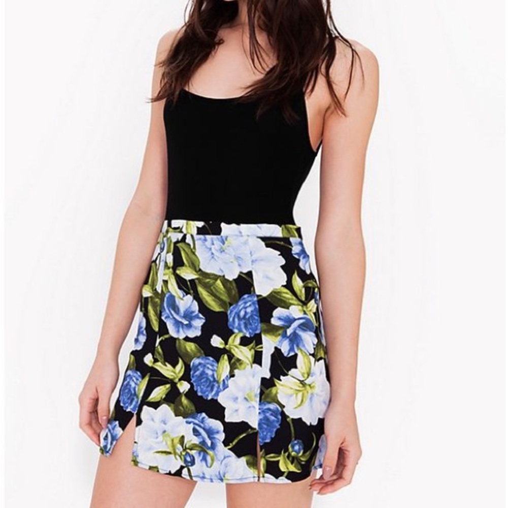 American Apparel floral skirt